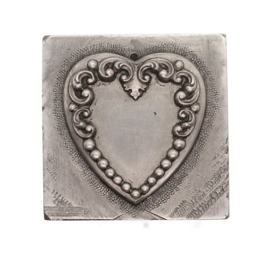 Picture of Impression Die Pearl Waves Heart