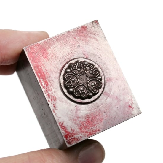 Picture of Impression Die Beaded Curls Star