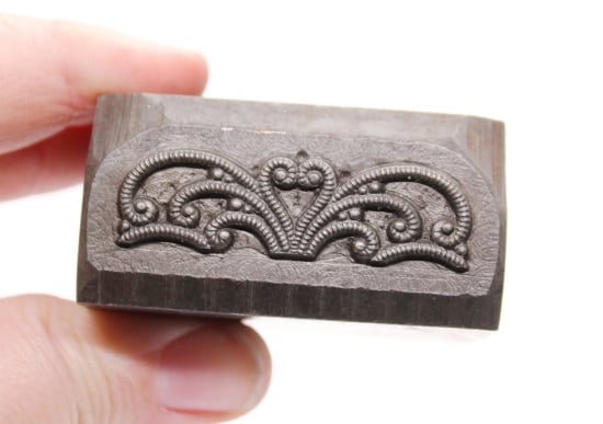 Picture of Impression Die Fancy Ribbed Comb