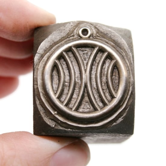 Picture of Impression Die Enamel Pendant
