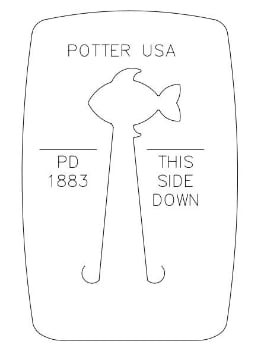 Show details for Pancake Die 1883 Small Fish Picture of Pancake Die 1883 Small Fish
