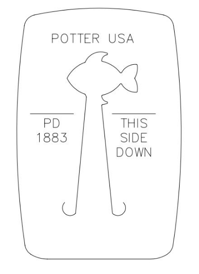 Picture of Pancake Die 1883 Small Fish