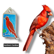 Picture of Impression Die Double-Crested Enamel Bird