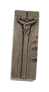 Picture of Impression Die Ribbon Twist Ring Half