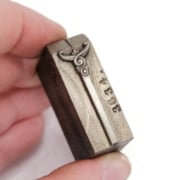 Picture of Impression Die Ribbon Twist Ring Half