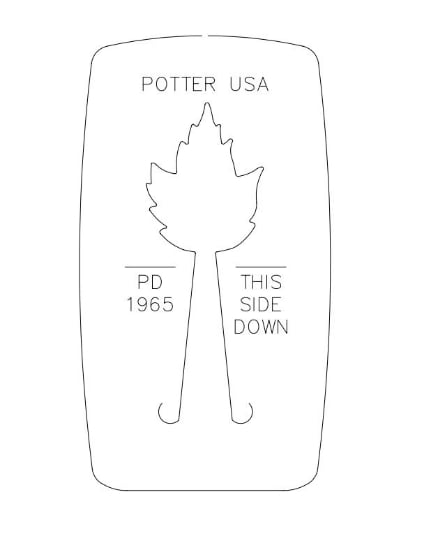 Picture of Pancake Die 1965 Autumn Leaf