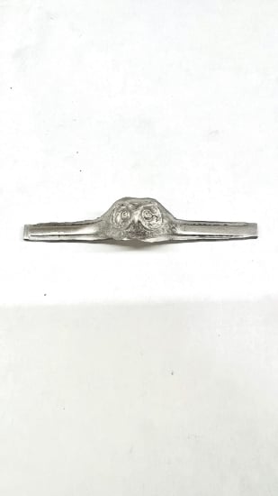 Picture of Owl ring silver stamping