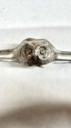 Picture of Owl ring silver stamping