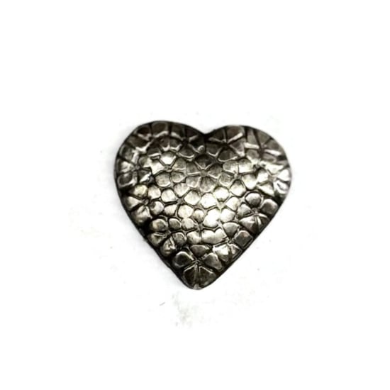Picture of Sterling Silver Stamping Heart of Flowers