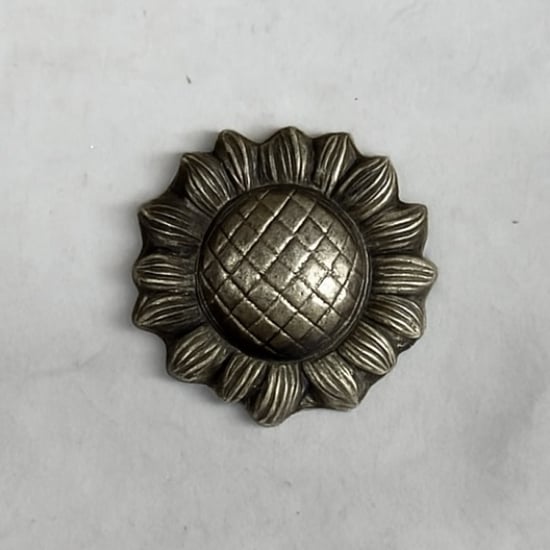 Picture of Sterling Silver Stamping Florentine Sunflower