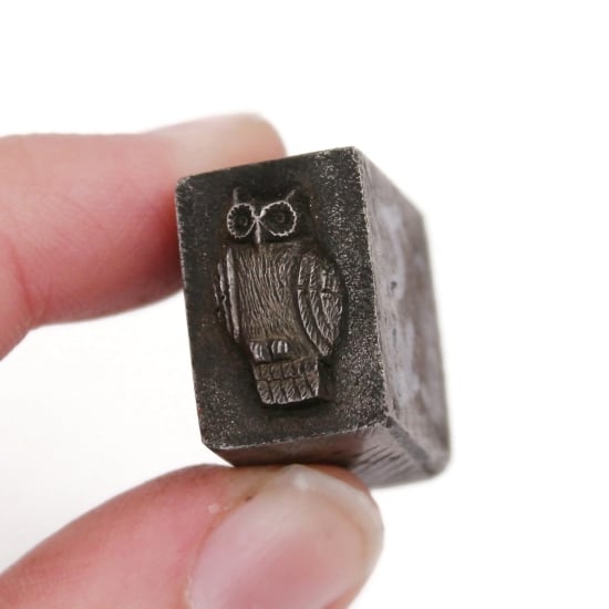 Picture of Impression Die Tiny Owl with Stone Eyes