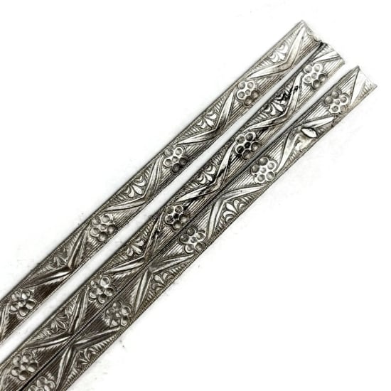 Picture of CFW sterling silver floral strip