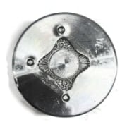Picture of Sterling Silver Stamping Flourish Square Bezel
