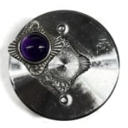 Picture of Sterling Silver Stamping Flourish Square Bezel