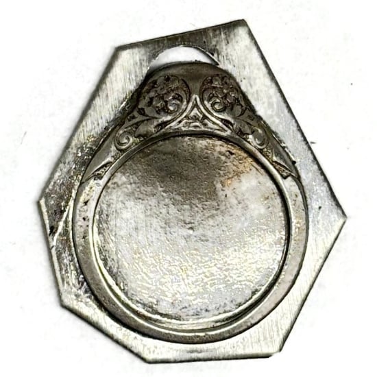 Picture of Sterling Silver Stamping Revived Ring (set of 2)