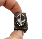 Picture of Impression Die Squiggly Ring Top Shot Plate