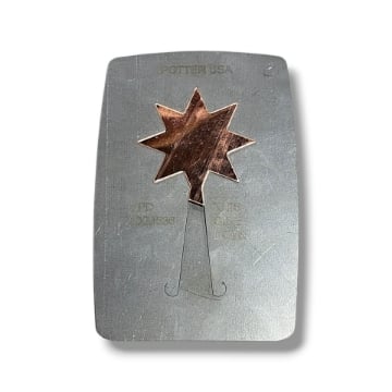 Show details for Pancake Die 1966 Eight Pointed Star Picture of Pancake Die 1966 Eight Pointed Star