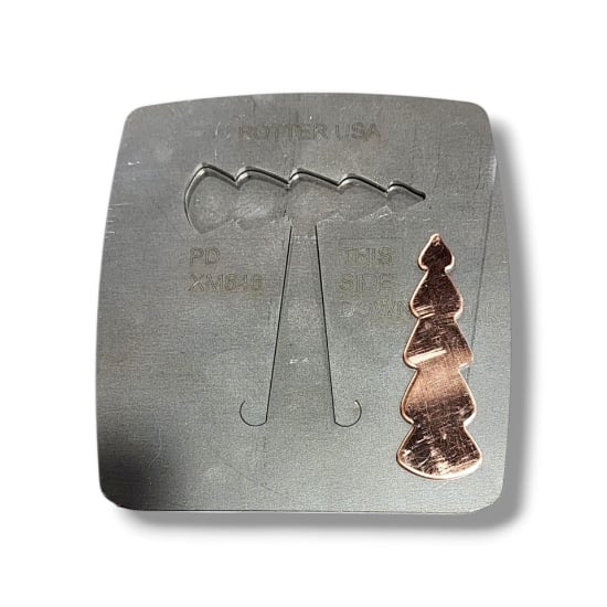 Picture of Pancake Die 1976 Ornate Drop Ornament D