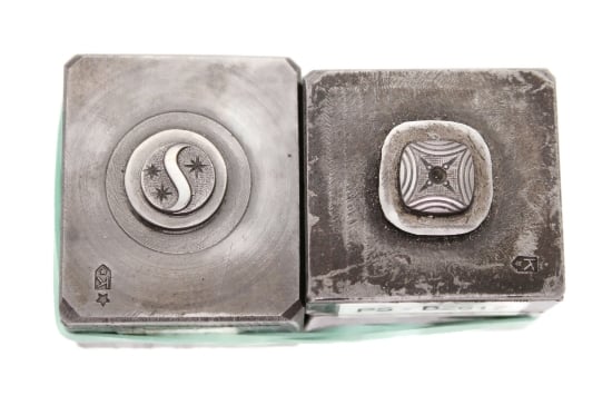 Picture of Impression Die Mid-Century Cuff Links Pair