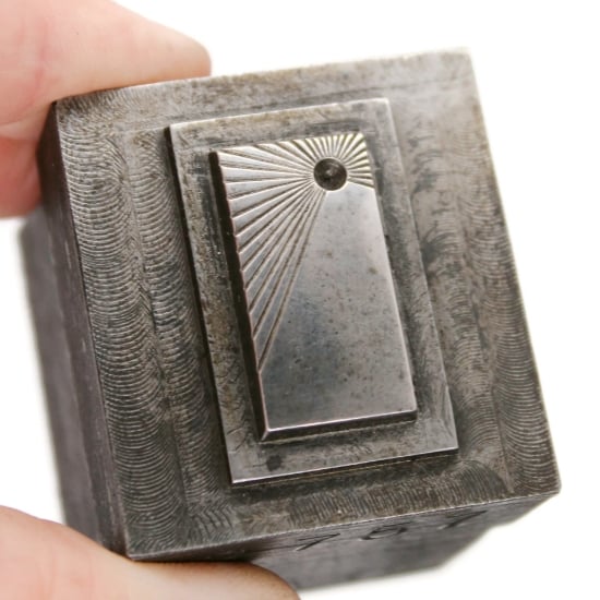 Picture of Impression Die Half Radiant Rectangle