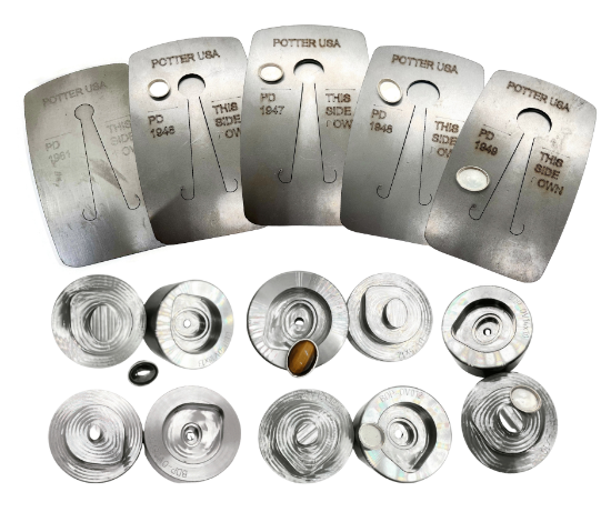 Picture of Bezel Die Oval Set of 5 with Pancake Dies