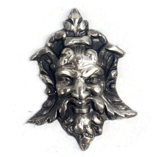 Picture of Sterling Silver Stamping Green Man
