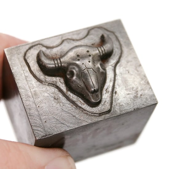 Picture of Impression Die Bull Skull
