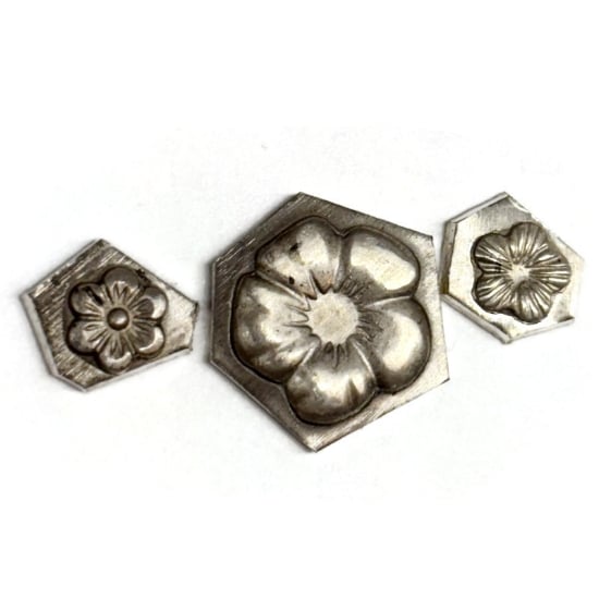 Picture of Sterling Silver Stamping Flower Trio