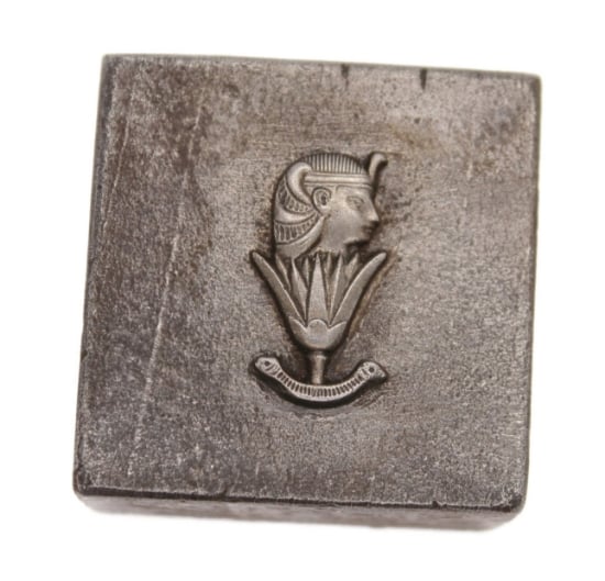 Picture of Sterling Silver Stamping Royal Papyrus Woman