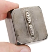 Picture of Impression Die Shelly Bead Pair