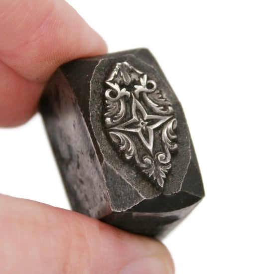 Picture of Impression Die Gothic Star Pin Medium
