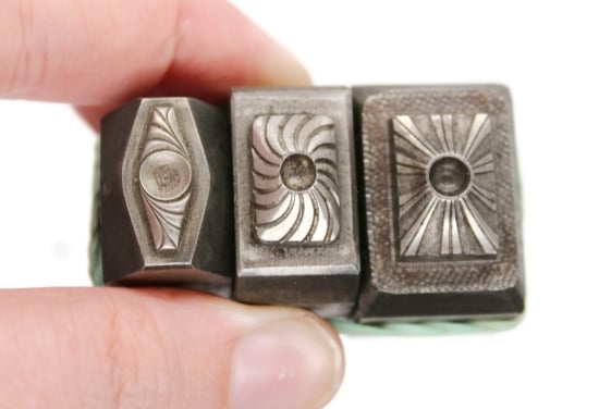 Picture of Impression Die Caldera Deco Ring Tops