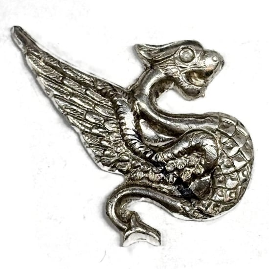 Picture of Sterling Silver Stamping Winged Scorpion Dragon Right Facing