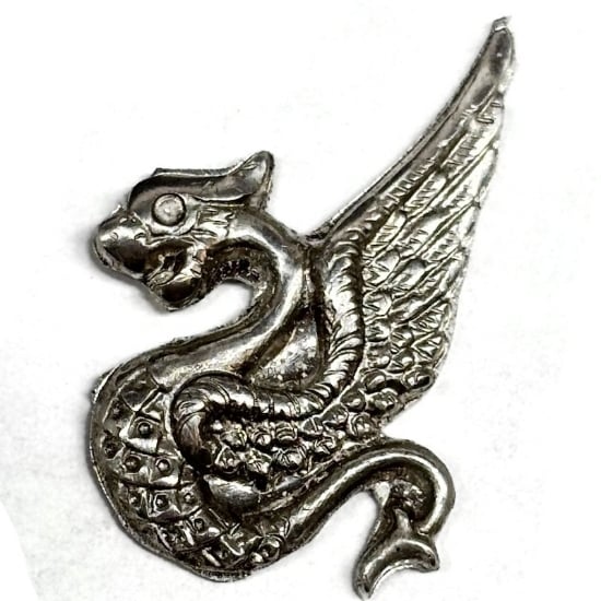 Picture of Sterling Silver Stamping Winged Scorpion Dragon Left Facing