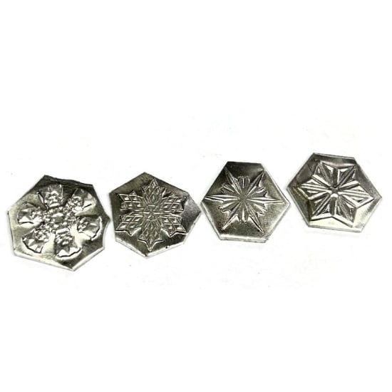 Picture of Sterling Silver Stamping Snow Crystals