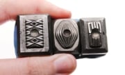 Picture of Impression Die Geomtric Lines Ring Tops