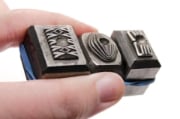 Picture of Impression Die Geomtric Lines Ring Tops