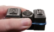 Picture of Impression Die Geomtric Lines Ring Tops