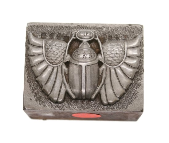 Picture of Impression Die Winged Egyptian Revival Beetle