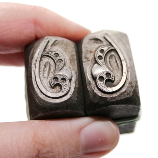 Picture of Impression Die Lion Tail Deco Drops