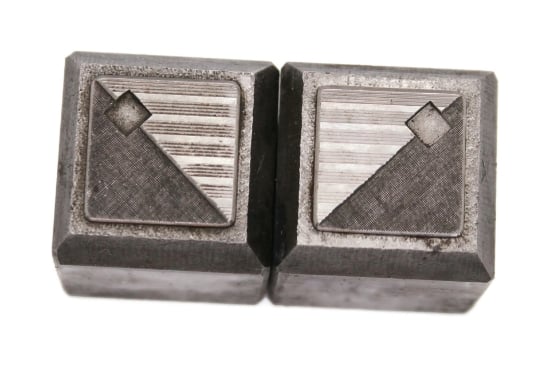Picture of Impression Die Split Pattern Squares Pair