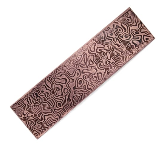 Picture of Mini Pattern Plate MRMP312 Mokume Gane