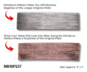 Picture of Mini Pattern Plate MRMP257 Vine Curtain