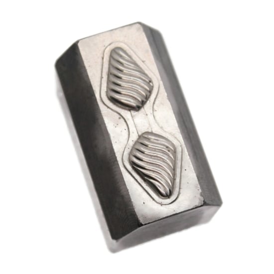 Picture of Impression Die Twisted Teardrop Bead