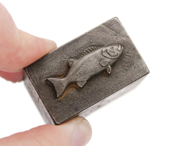 Picture of Impression Die Giant Sea Bass Collectible Fish Pin