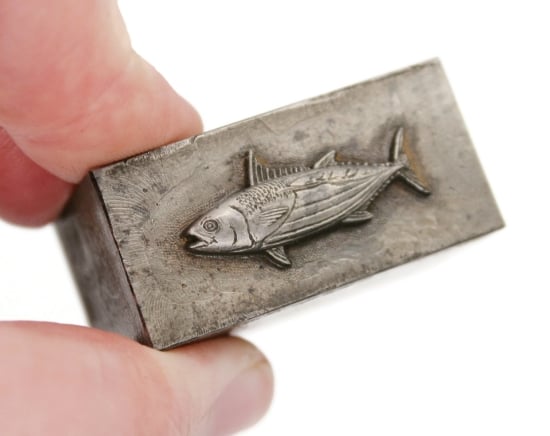 Picture of Impression Die Ocean Bonito Collectible Fish Pin