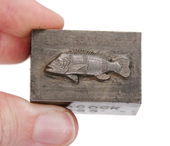 Picture of Impression Die Peacock Bass Collectible Fish Pin
