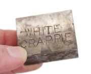 Picture of Impression Die White Crappie Collectible Fish Pin