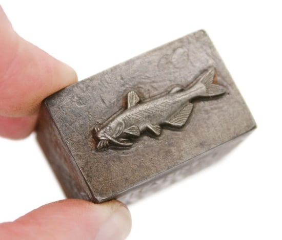 Picture of Impression Die Channel Catfish Collectible Fish Pin
