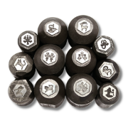 Picture of Impression Die Hexagonal Zodiac Charms Set